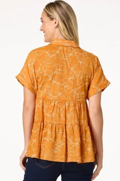 Sunny Floral Babydoll Top