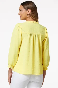Sunshine Lace Trim Top