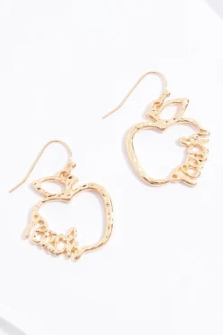 Teach Apple Earrings