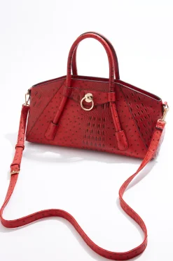 Textured Angular Satchel
