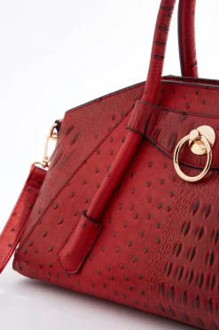 Textured Angular Satchel