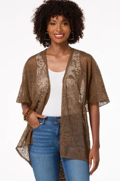 Textured Cinched Kimono