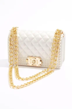 Textured Jelly Chain Crossbody