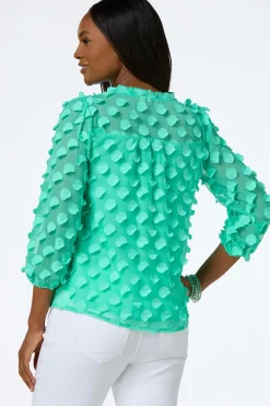 Textured Petal Top