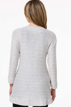 Textured Stripe Cardigan