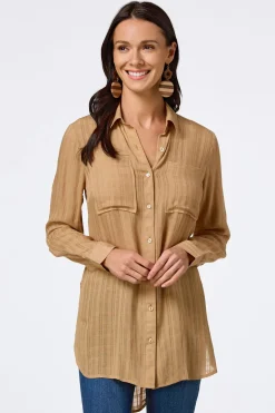 Textured Two Pocket Tunic
