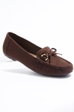 Tie Bow Moccasin Flats