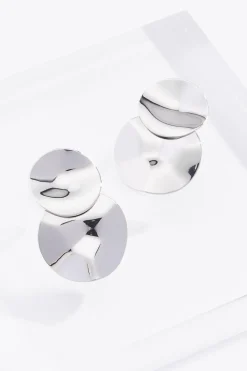 Tiered Circle Clip- On Earrings