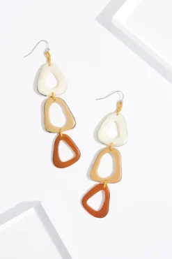 Tiered Cutout Shape Earrings
