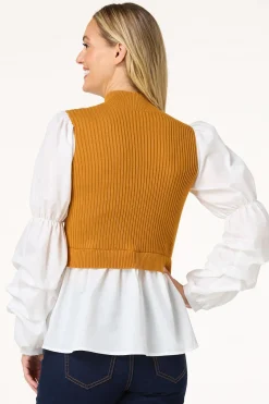 Tiered Puff Sleeve Sweater