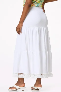 Tiered Tasseled Skirt