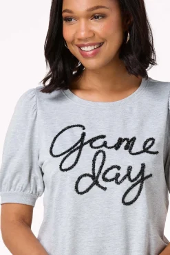 Tinseled Game Day Top