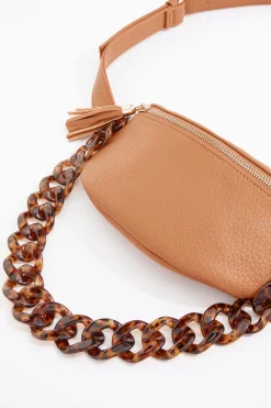 Tort Chain Convertible Sling Crossbody