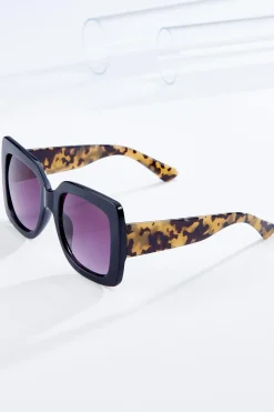 Tortoise Arm Oversized Sunglasses