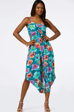 Tropical Floral Genie Jumpsuit