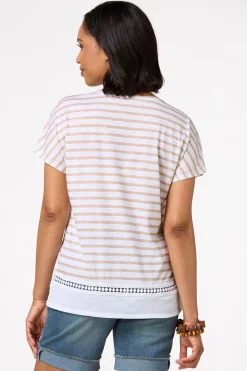 Tropical Stripe Top