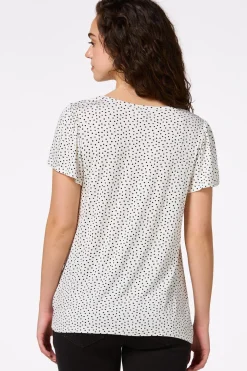 Twisted Smocked Dot Top