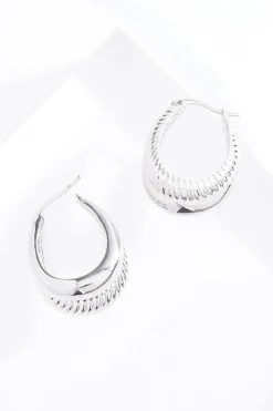 U- Shaped Hoop Earrings
