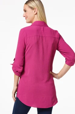Utility Button Down Tunic