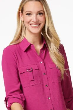 Utility Button Down Tunic