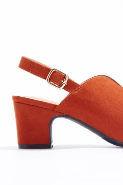 V- Vamp Slingback Heels