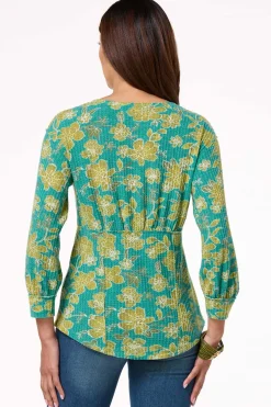 Waffled Hook And Eye Top