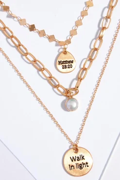 Walk In Light Layered Necklace