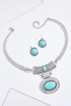 Western Pendant Necklace Set