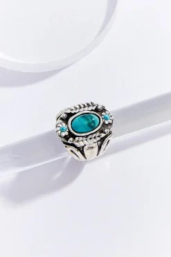 Western Stone Silver Ring