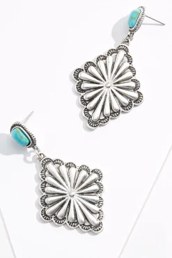 Western Turquoise Earrings