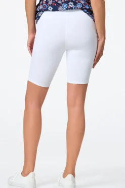 White Biker Shorts