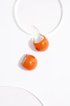 Wide Bubble Hoop Earrings