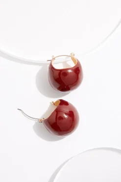 Wide Bubble Hoop Earrings