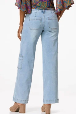 Wide Leg Cargo Jeans