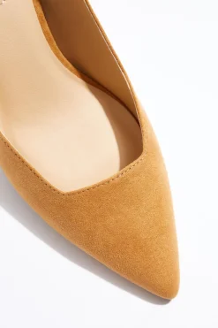 Wide Width Bow Slingback Pumps