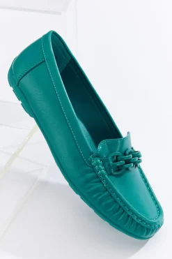 Wide Width Chain Detail Moc Flats