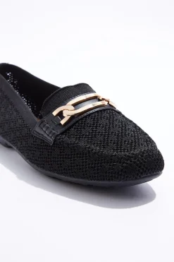 Wide Width Flyknit Moccasin Flats