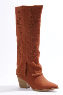 Wide Width Hooded Western Tall Boots
