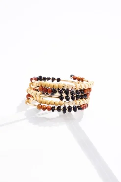 Wood Neutral Coil Bracelet