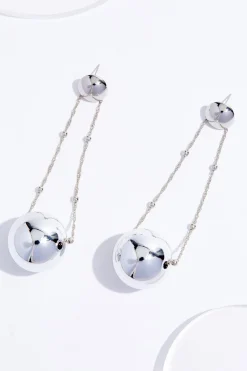 Wrecking Ball Chain Earrings