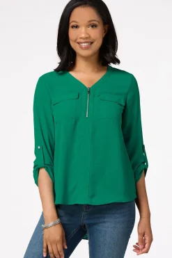 Zip Front Equipment Top