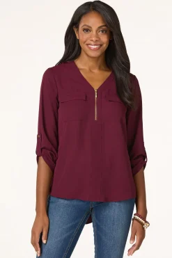 Zip Front Equipment Top